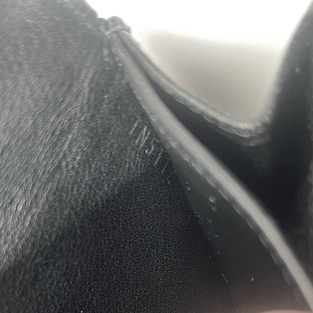 Authentic LOUIS VUITTON Mahina Portefeuille Amelia Black Leather Long Wallet - Picture 13 of 14